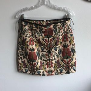 Zara Folk Art Mini Skirt